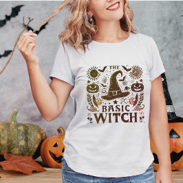 Cute Vintage Enchanting Cottagecore Witch Womens T Shirt