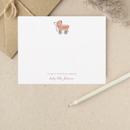 Cute Vintage Flicka Flat Tack Kort