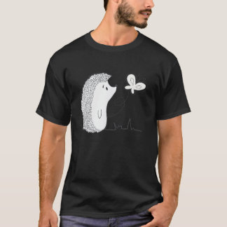 Cute Vintage Hedgehog T Shirt
