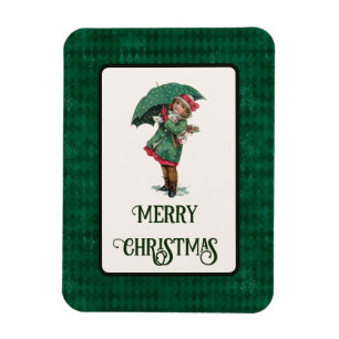 Cute Vintage-Helgdag Magnet