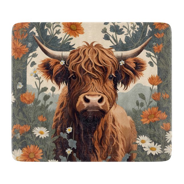 Cute Vintage Highland Cow (Framsidan)