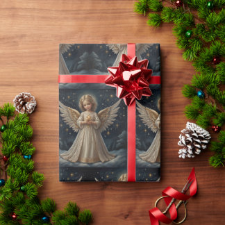 Cute Vintage jul Angel Presentpapper