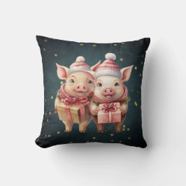 Cute vintage jul Grisar Kudde