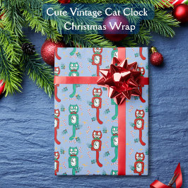 Cute Vintage Kit Cat Clock-jul Presentpapper
