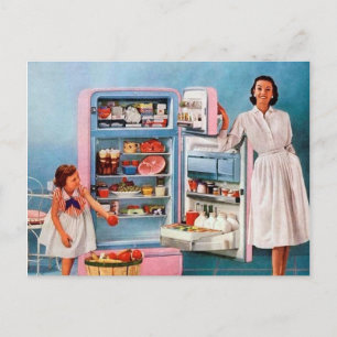 Cute-vintage-kök för alla ändamål, vykort
