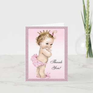 Cute Vintage Princess Tack Kort