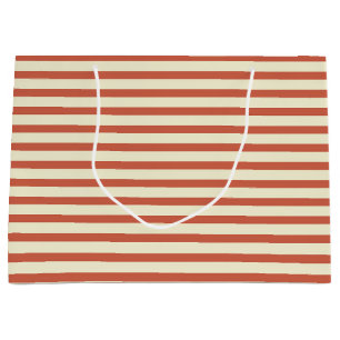 Cute Vintage Red and White Stripe Mönster