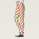 Cute Vintage Red and White Stripe Mönster Leggings<br><div class="desc">Röda och vita fläckiga Mönster-Vintagar</div>