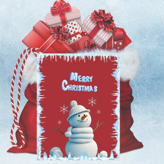 Cute Vintage Snögubbe Frosty Cheer Helgdag Card Anteckningskort