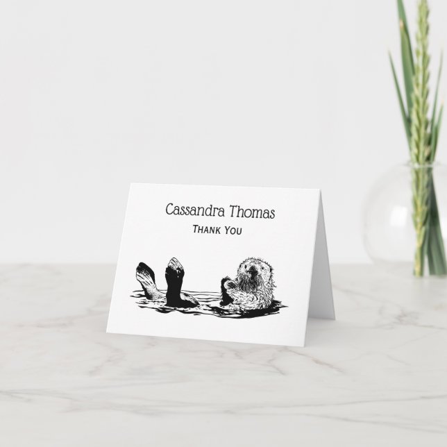 Cute Vintage, tack, ditt kort (Framsida)