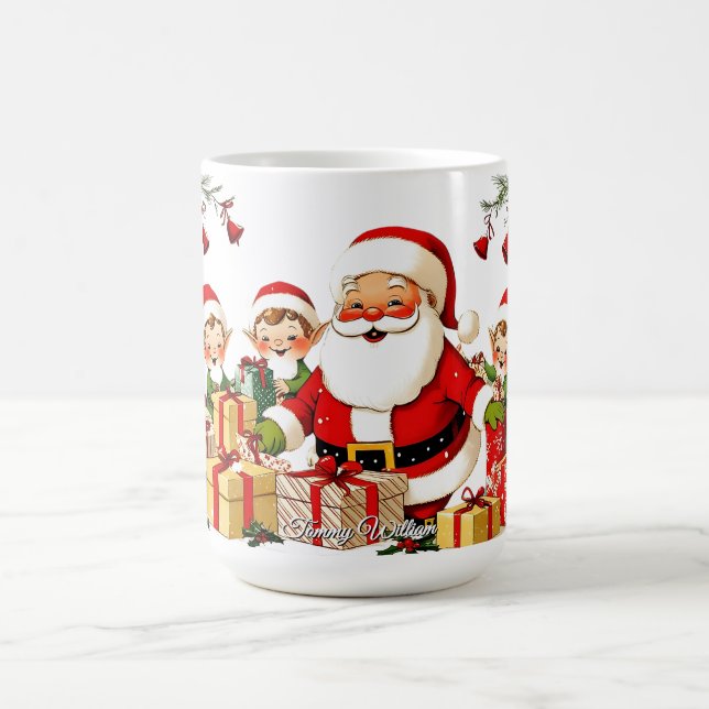 Cute Vintage Traditionell jul Kaffemugg (Center)