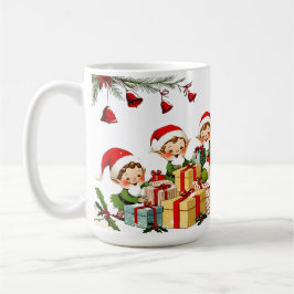 Cute Vintage Traditionell jul Kaffemugg
