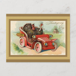Cute Vintage Turkiet Thanksgiving Vykort