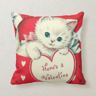 Cute-vintage Valentine-Helgdag Kudde