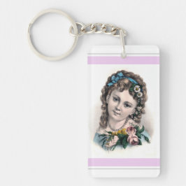 Cute Vintage Victorian Flower Girl