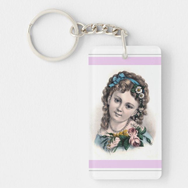 Cute Vintage Victorian Flower Girl (Framsidan)