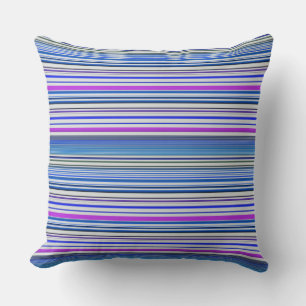 Cute violet blue rand kudde
