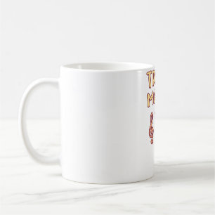 Cute Violin, Treble Maker Music Pun Kaffemugg
