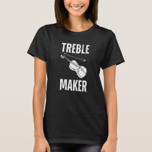 Cute Violinist För manar Women Violin Music Viola T Shirt