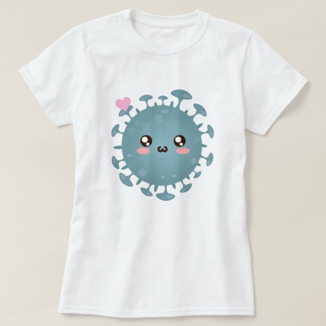 Cute Virus T Shirt (Design framsida)