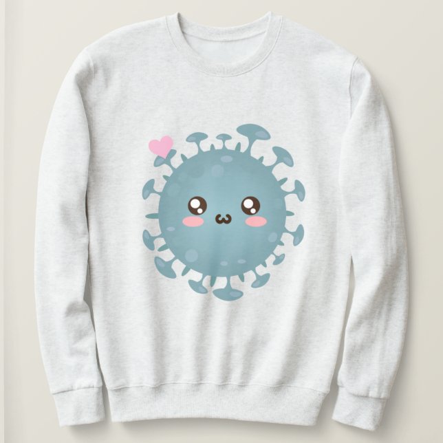 Cute Virus T Shirt (Design framsida)
