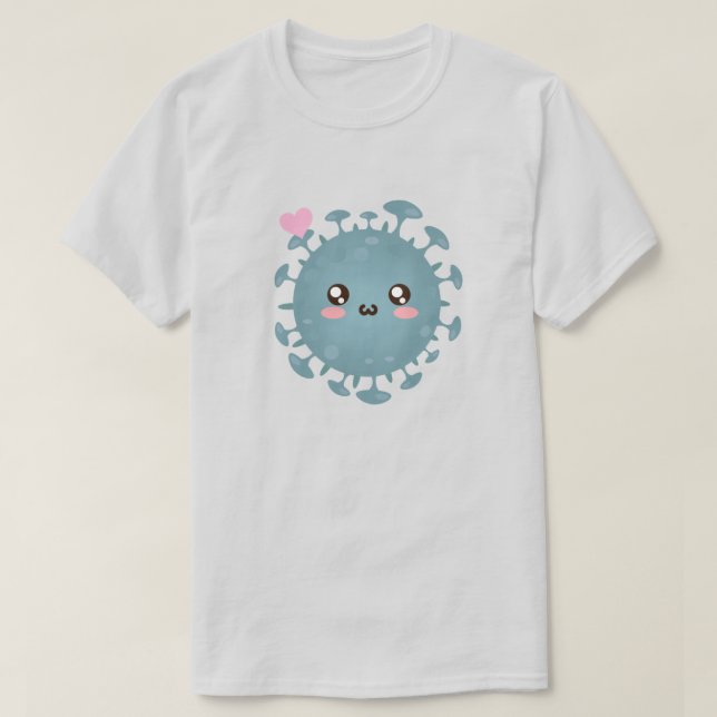 Cute Virus T Shirt (Design framsida)
