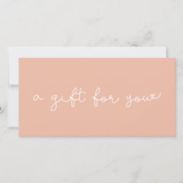 Cute vismiskt presentkort