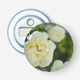 Cute vit ros för positivt flasköppnare