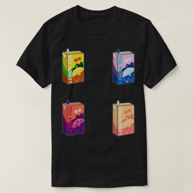 Cute Vita Lemon Tea Pack T Shirt (Design framsida)