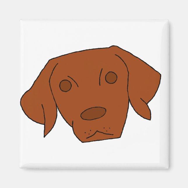 Cute Vizsla Magnet (Framsidan)