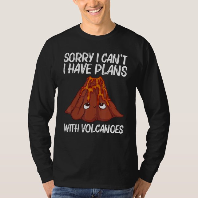 Cute Volcano For Men Women Volcanologist Volcanic  T Shirt (Framsida)