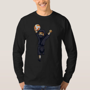 Cute Volleyball-fotbollsspelare Ninja Manar Women T Shirt