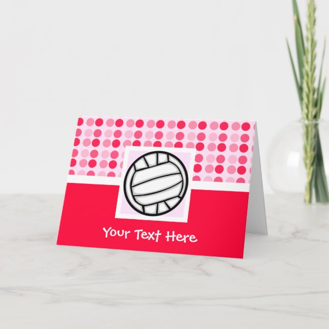 Cute Volleyball Kort (Framsida)
