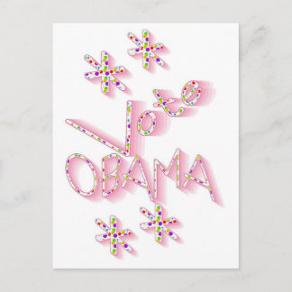 Cute Vote Obama Politiskt vykort