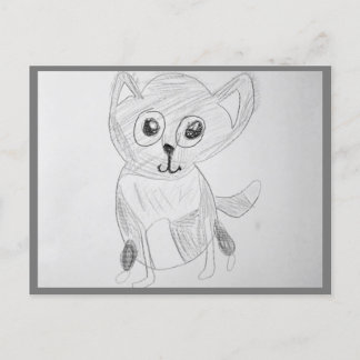 Cute-vykort för Tillfällen Helg Vykort