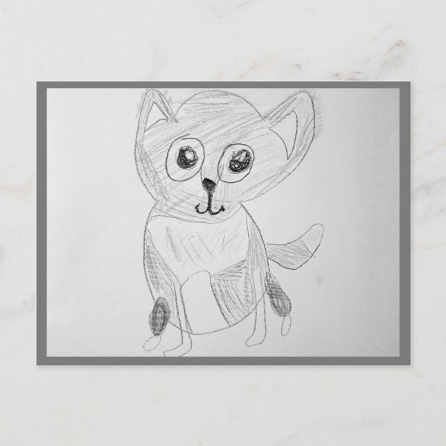 Cute-vykort för Tillfällen Helg Vykort (Framsida)