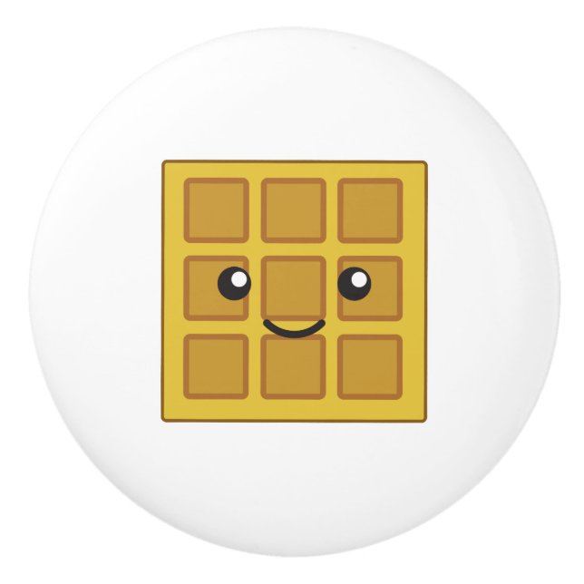 Cute Waffle Knopp (Framsidan)