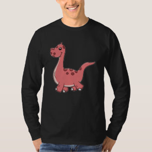 Cute Walking Dinosauer T Shirt