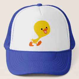 Cute Walking Tecknad Duckling Hat Truckerkeps