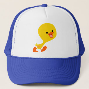 Cute Walking Tecknad Duckling Hat Truckerkeps