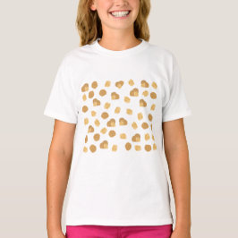 Cute Walnut Nöt Mönster T Shirt