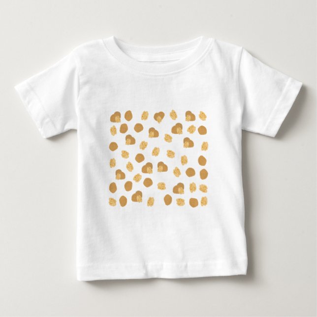 Cute Walnut Nöt Mönster T Shirt (Framsida)