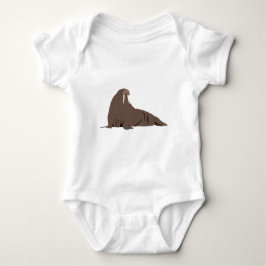 Cute Walrus Illustration T Shirt