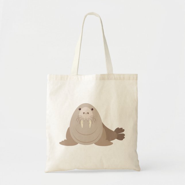 Cute walrus tygkasse (Framsidan)
