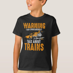 Cute Warning kan spontant tala om Tåg G T Shirt