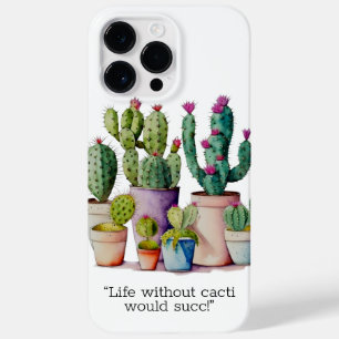 Cute water color cacti cactus succuls in pots
