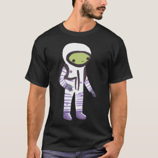 Cute Watercolor Alien Astronaut T Shirt