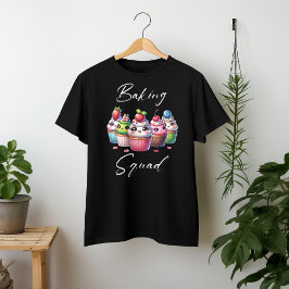 Cute Watercolor Baking Squad for baker baker T Shirt