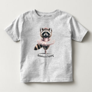 Cute Watercolor Ballerina in Training T Shirt
