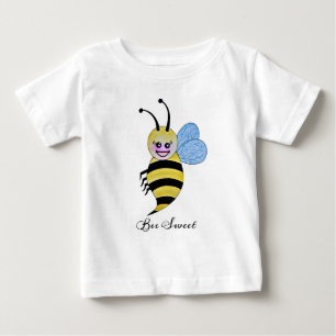 Cute Watercolor Beas with Lycklig Smile Tee